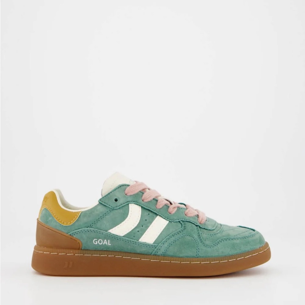 Coolway Women's Sneakers in Teal and Mustard